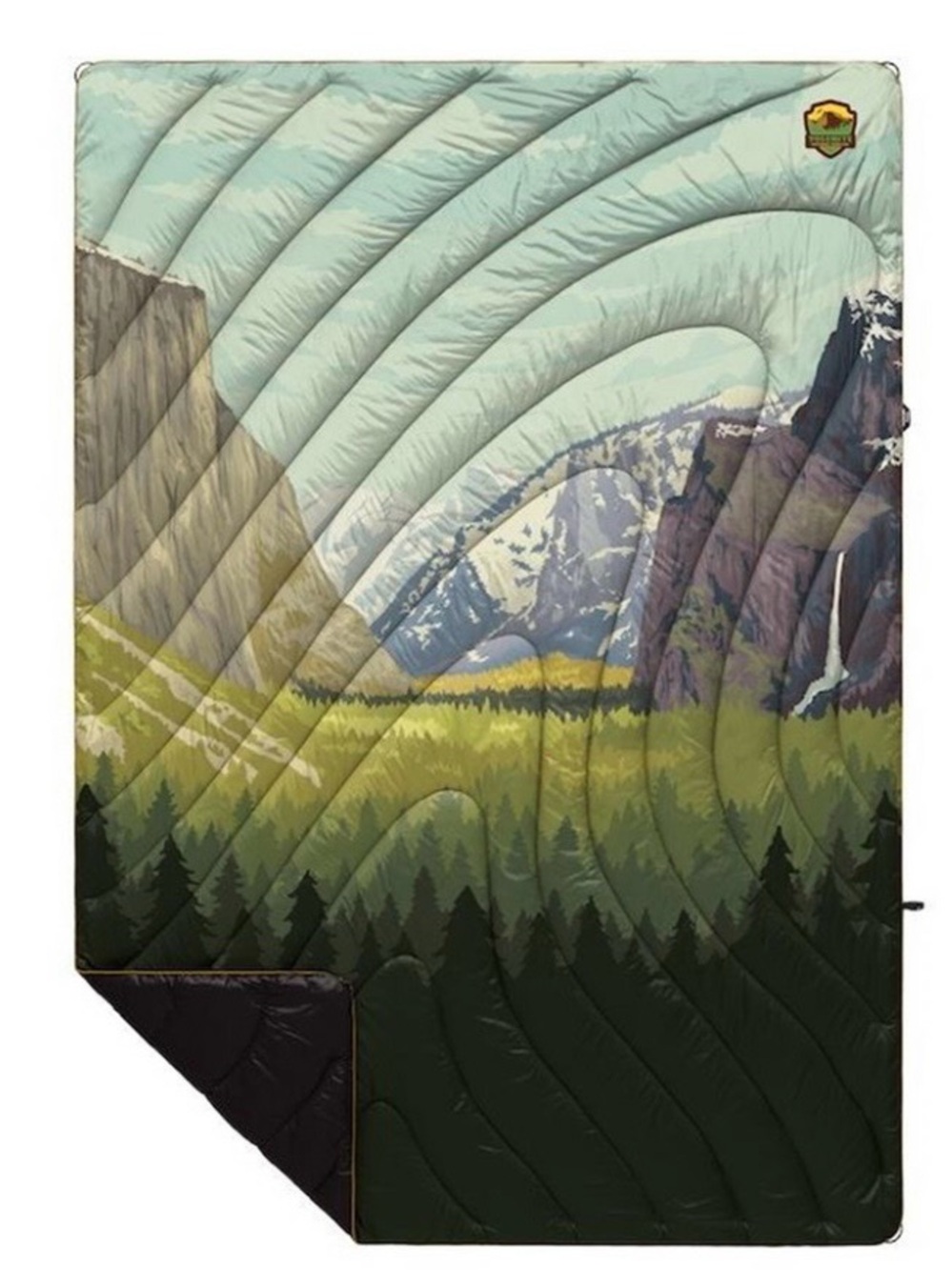 Rump| National Parks Puffy Blanket from Free People , 52” X 75”, Yosemite